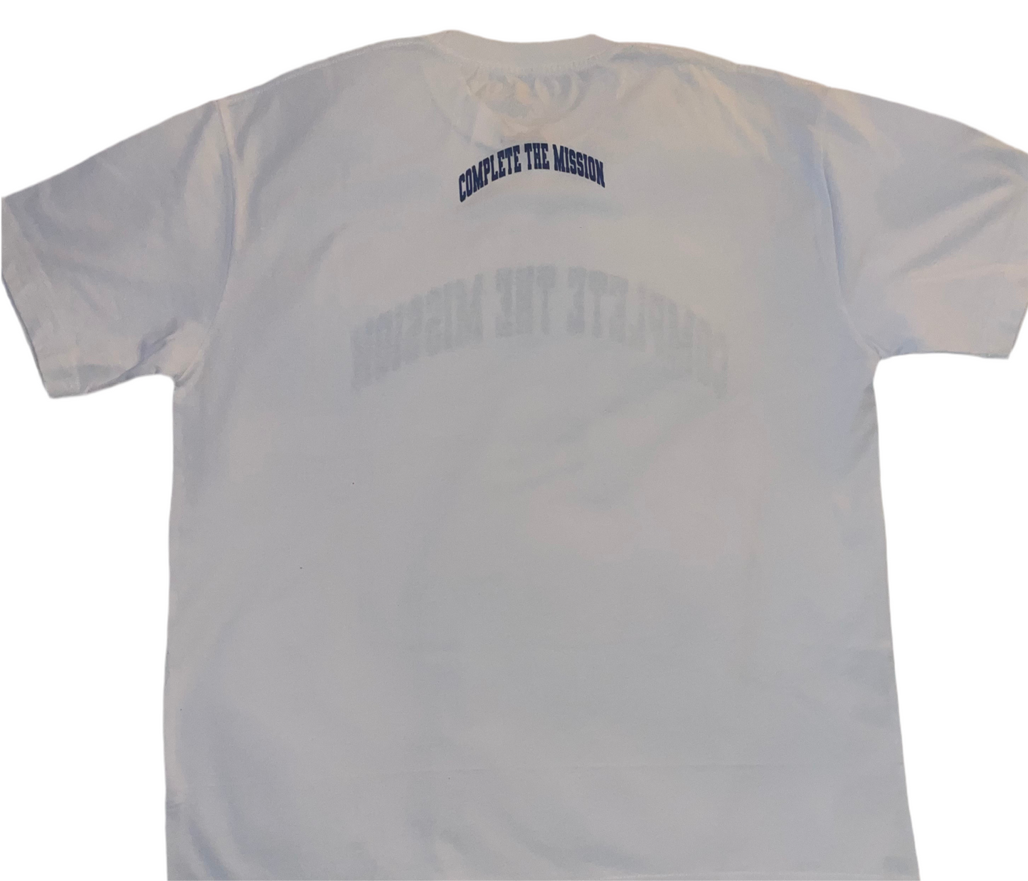 Complete the Mission white T-shirt