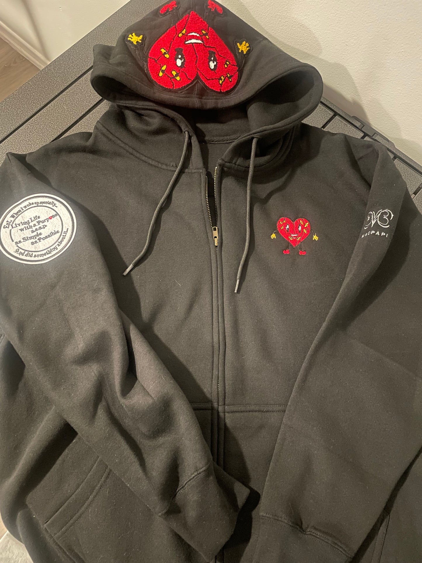 Zip up Heart