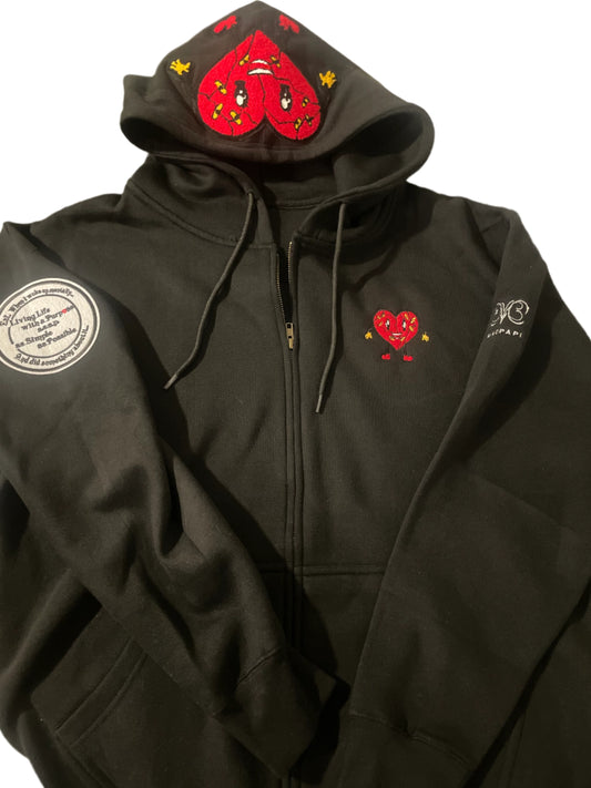 Zip up Heart