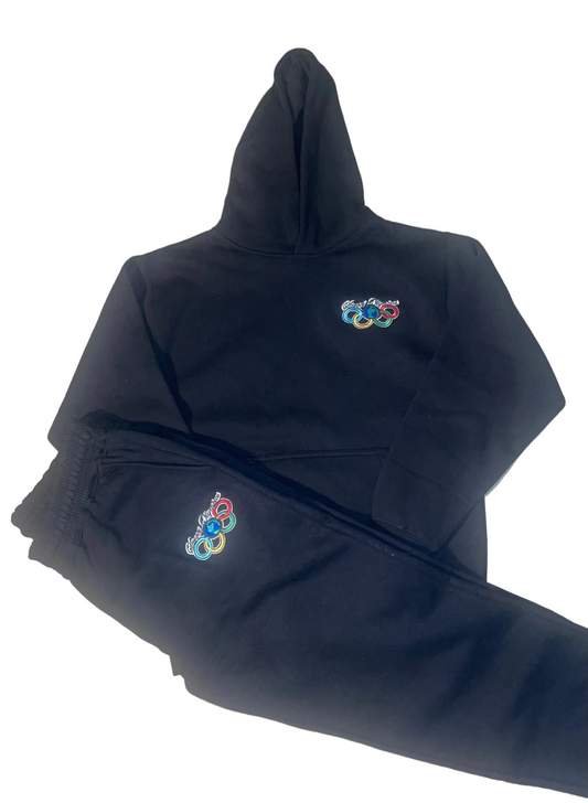 Street Olympics Blk Sweatsuit