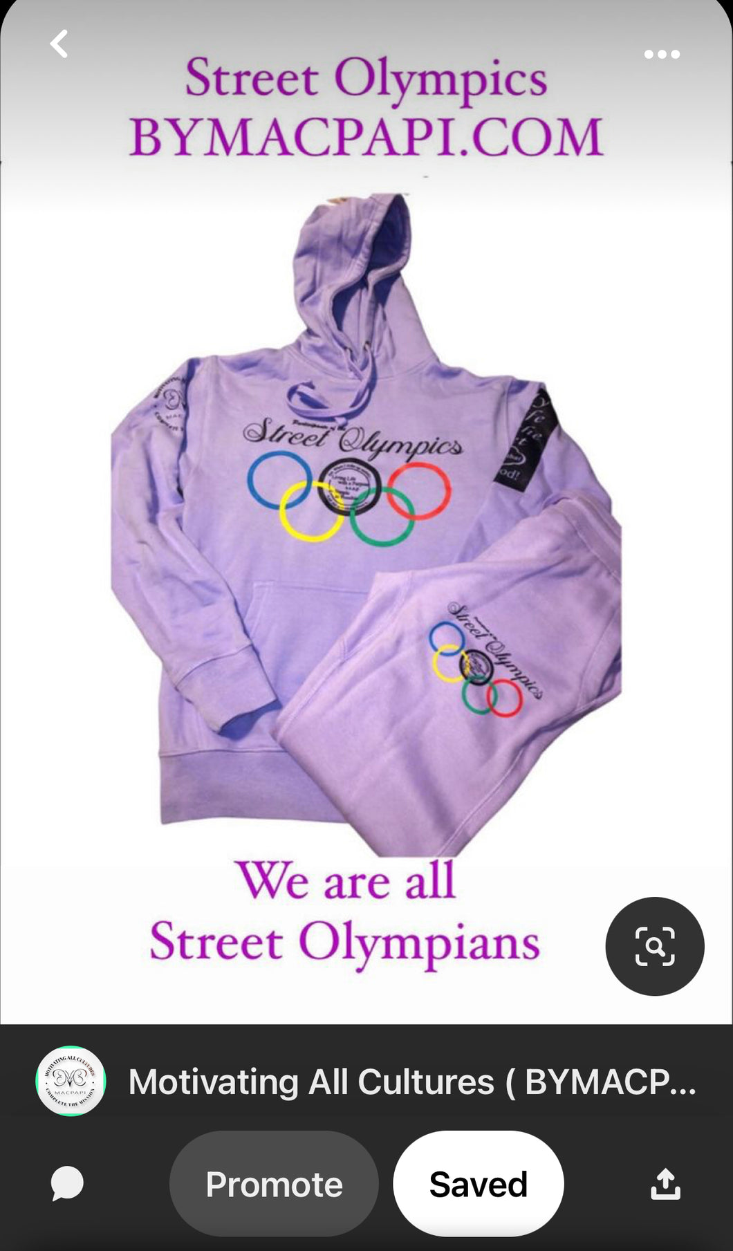 Lavender Street Olympics hoodie only