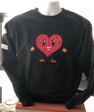 Load image into Gallery viewer, All love bandage heart crew neck
