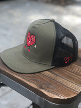 Load image into Gallery viewer, Olive ❤️ trucker hat
