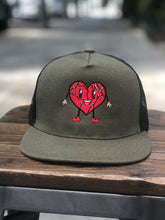 Load image into Gallery viewer, Olive ❤️ trucker hat
